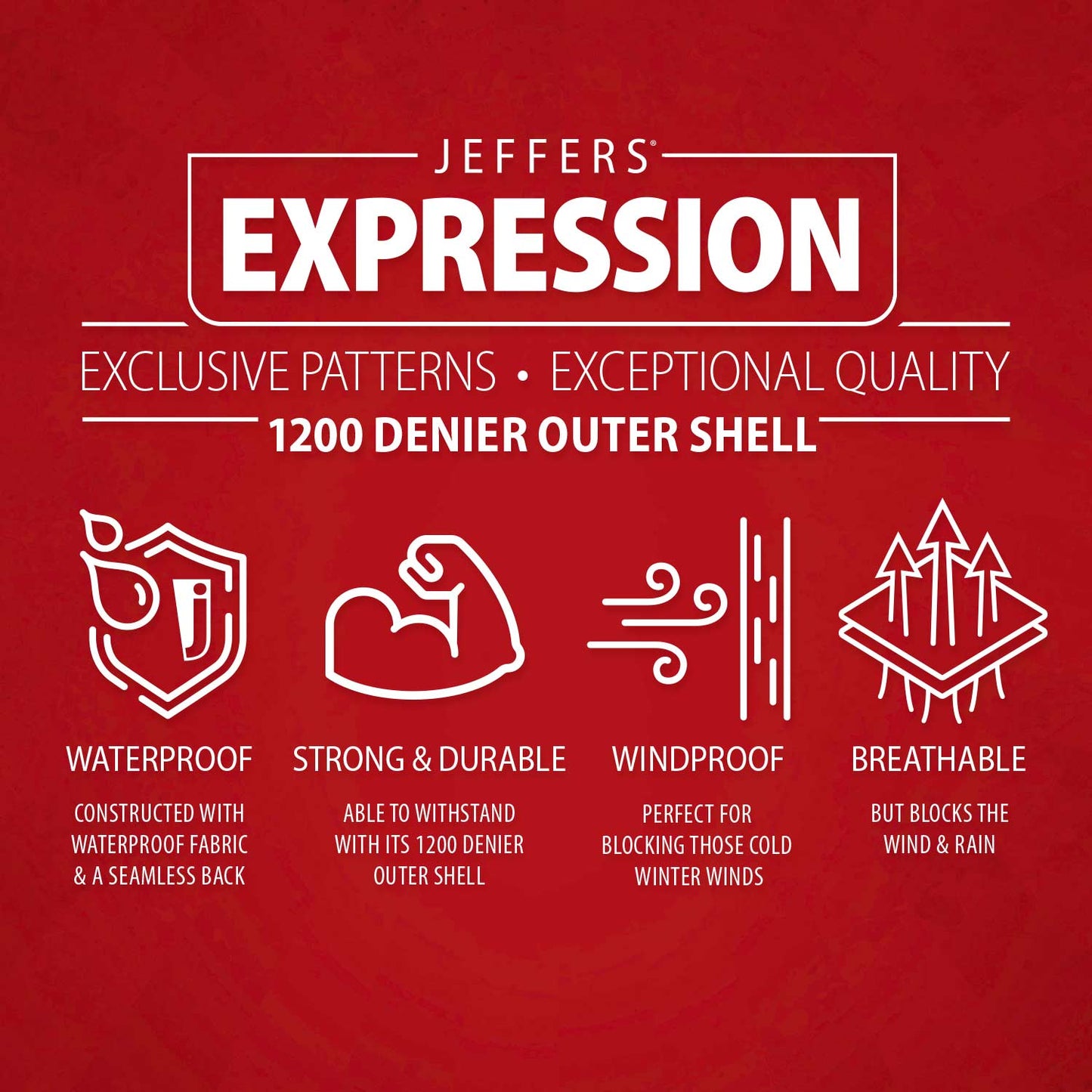 Jeffers Expression 1200 Denier Standard Neck Horse Turnout Sheet, 0 Gram