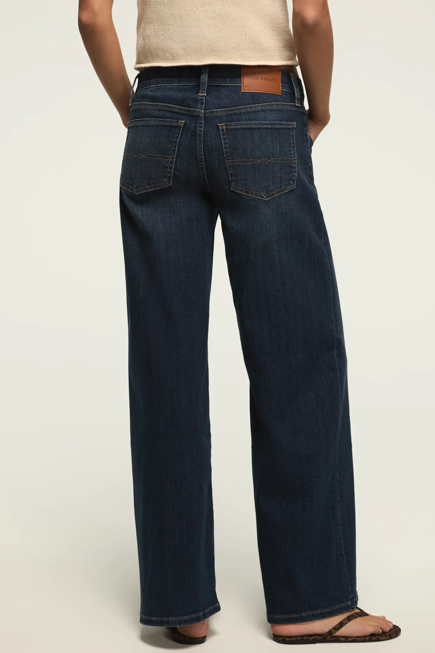 [162987-410] WOMENS LUCKY BRAND MID RISE SWEET WIDE LEG - NEW HEIGHTS WASH