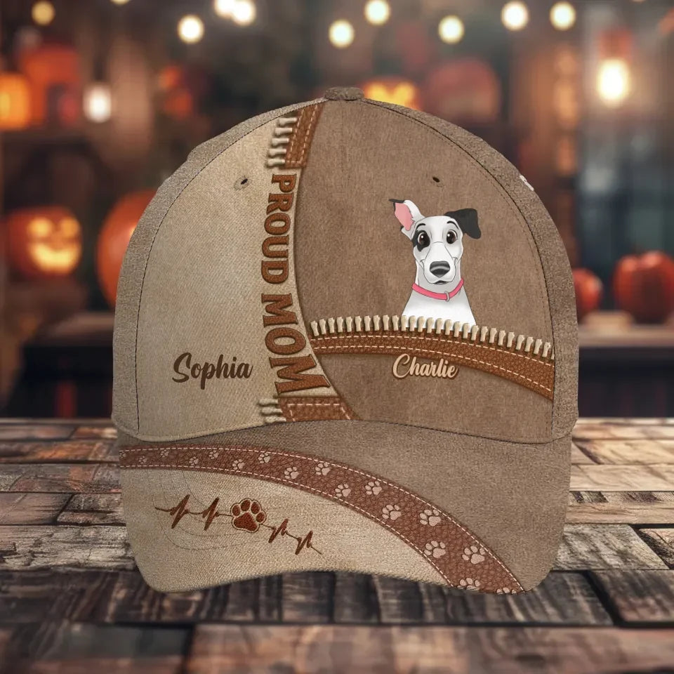 Personalized Dog Mom Classic Cap - Gift Idea for for Dog Lovers - Proud Mom