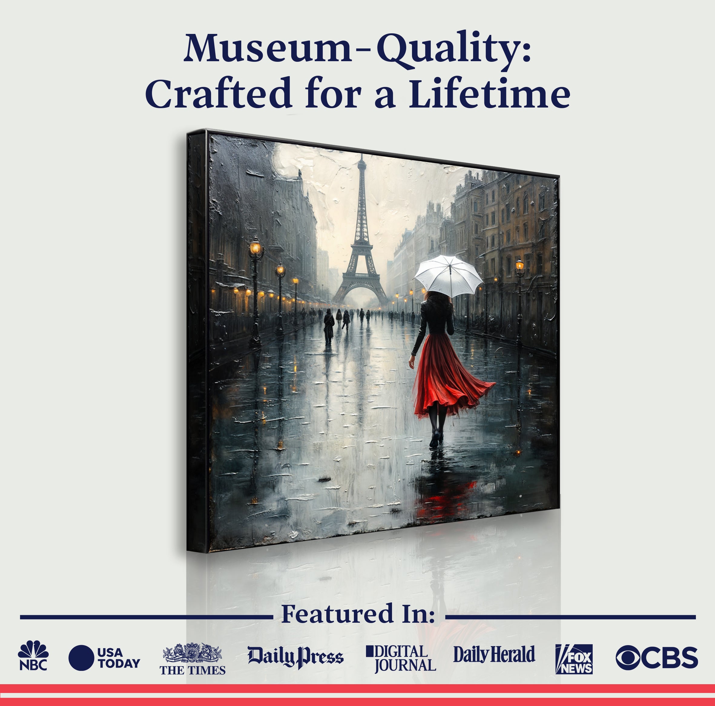 Paris Stroll Painting Wall Art