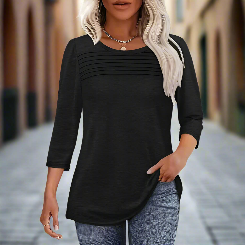 Women's 3-Pack 3 4 Sleeve Tunic Tops