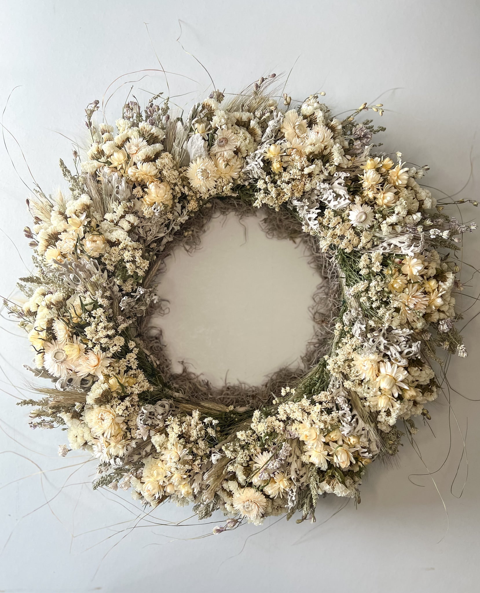 Dried Wreath-Snow White