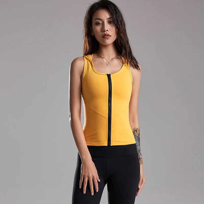 Women’s Hooded Yoga Running Tank Top