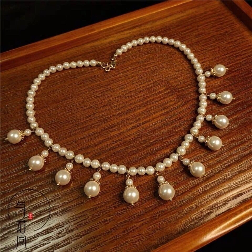Tassel Pearl Necklaces Luxury Women Jewelry