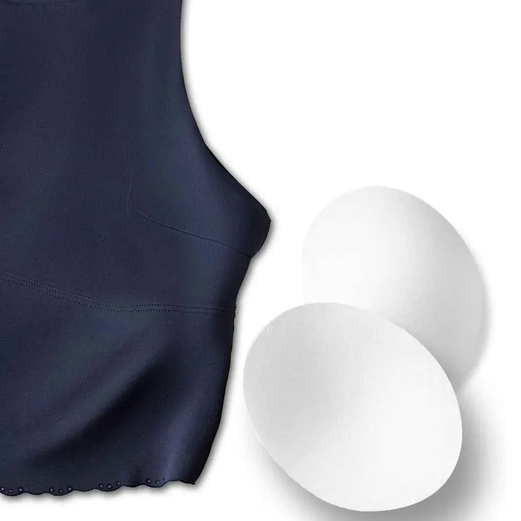 Women’s High Neck Racerback Yoga Tank Top Bra