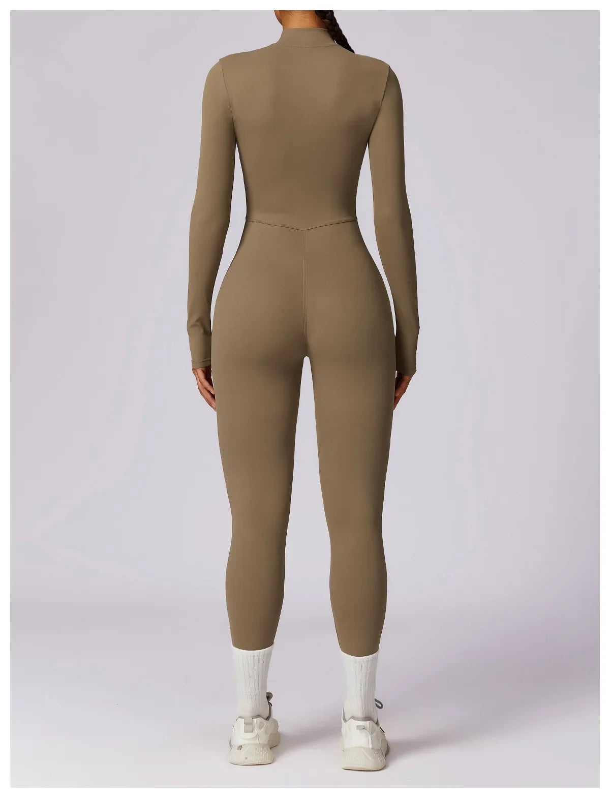 Yoga Jumpsuit Long Sleeved Zipper Rompers