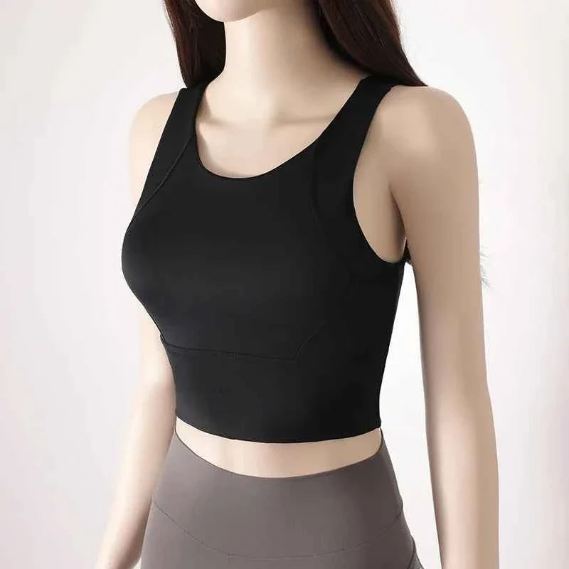 Women's Sport Fixed Chest Pad Athleisure Bra