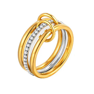 Simple Chevron V Shape Ring or Party 316L Stainless Steel Fashion Jewelry Rings For Women