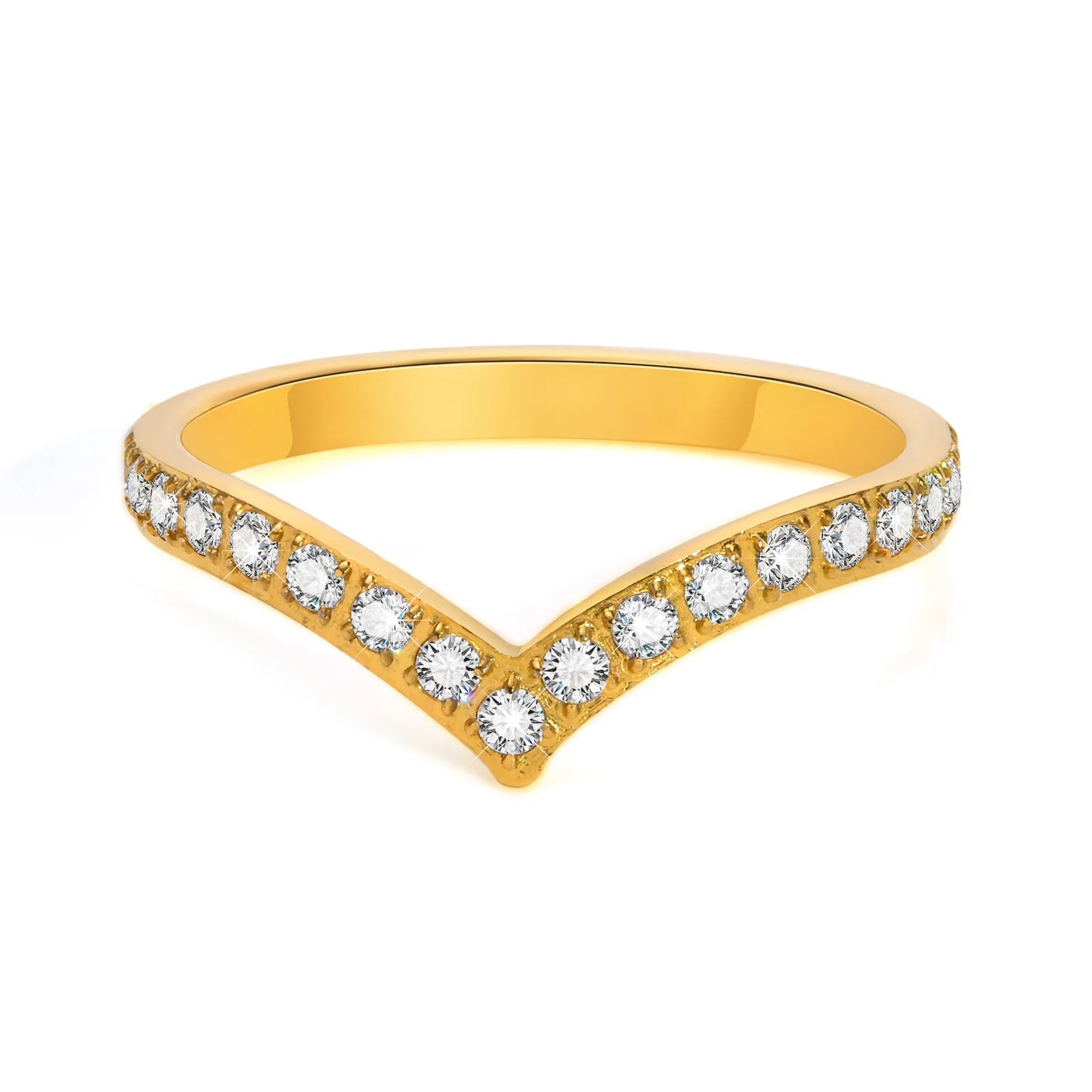 Simple Chevron V Shape Ring or Party 316L Stainless Steel Fashion Jewelry Rings For Women