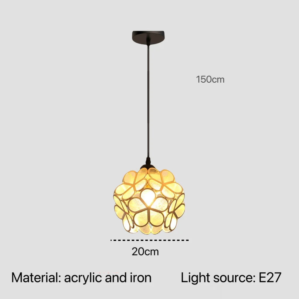 Acrylic Pendant Lamp Bedroom Decor