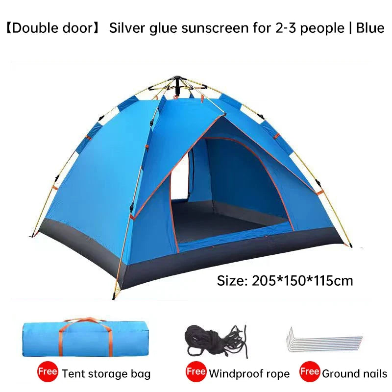 QuickSet Oasis: Auto Tent for 2-4, Rain & Sun Ready!