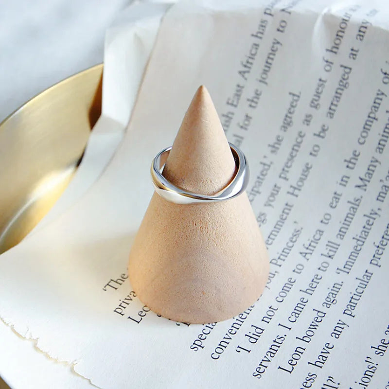 925 Silver Irregular Rings For Women Wedding Luxury Jewelry Accessories  and  Money 925 Jewellery