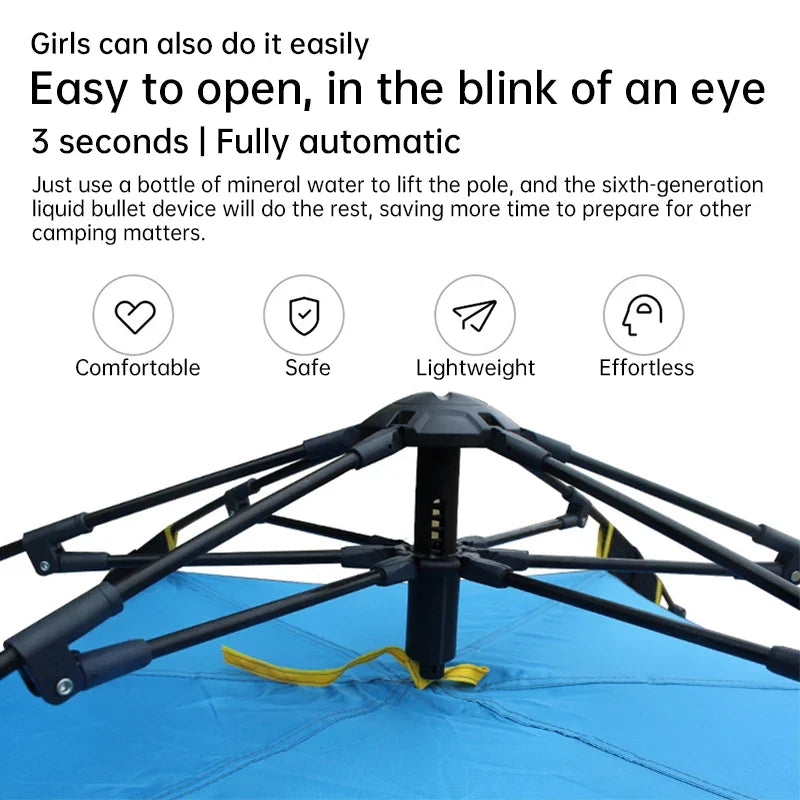 QuickSet Oasis: Auto Tent for 2-4, Rain & Sun Ready!