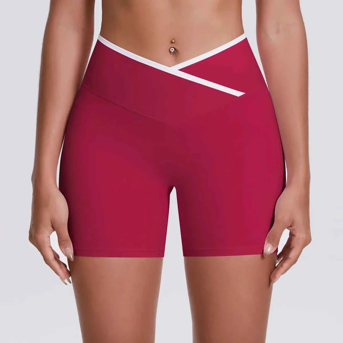 V-Shaped Waist Women's Yoga Fitness Shorts