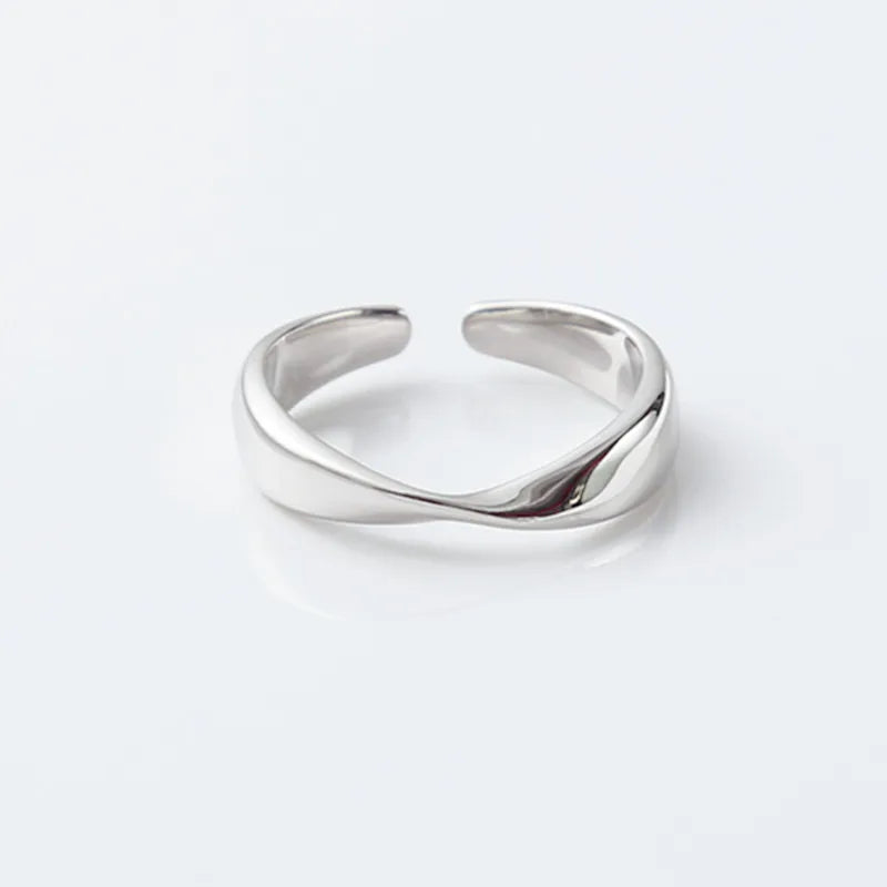 925 Silver Irregular Rings For Women Wedding Luxury Jewelry Accessories  and  Money 925 Jewellery