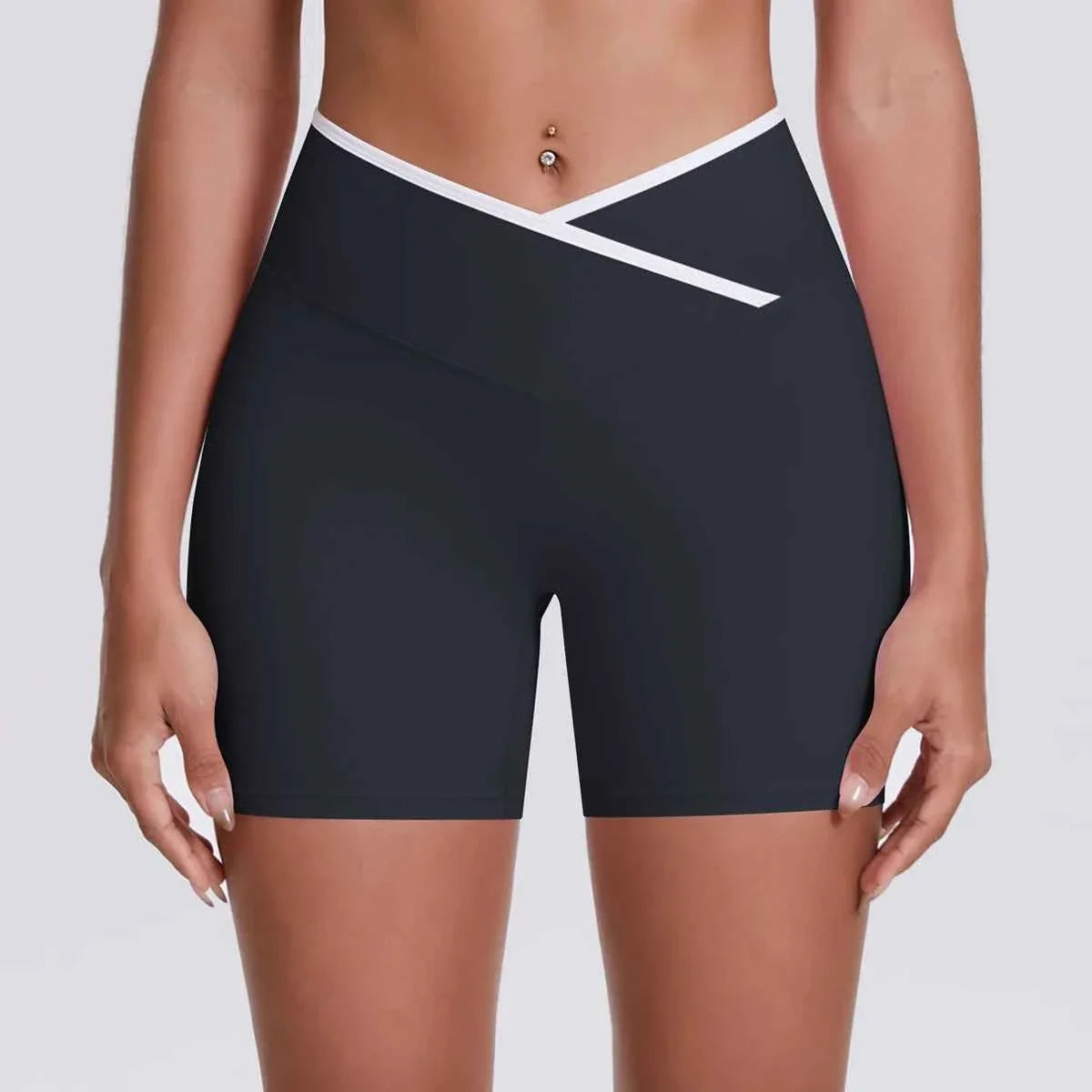 V-Shaped Waist Women's Yoga Fitness Shorts