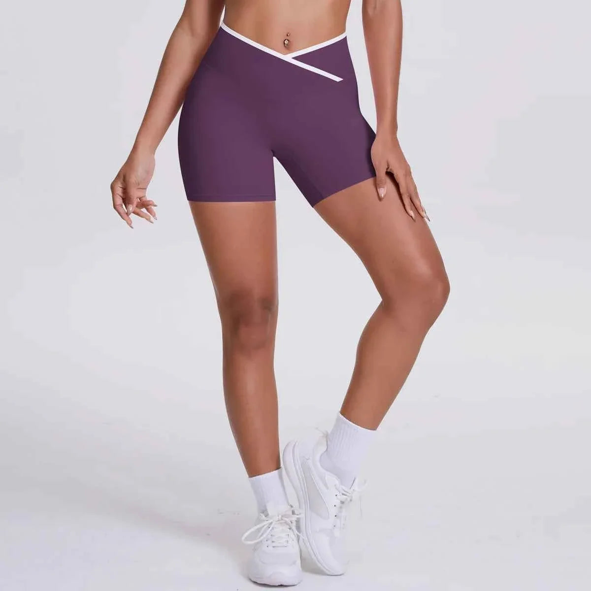 V-Shaped Waist Women's Yoga Fitness Shorts