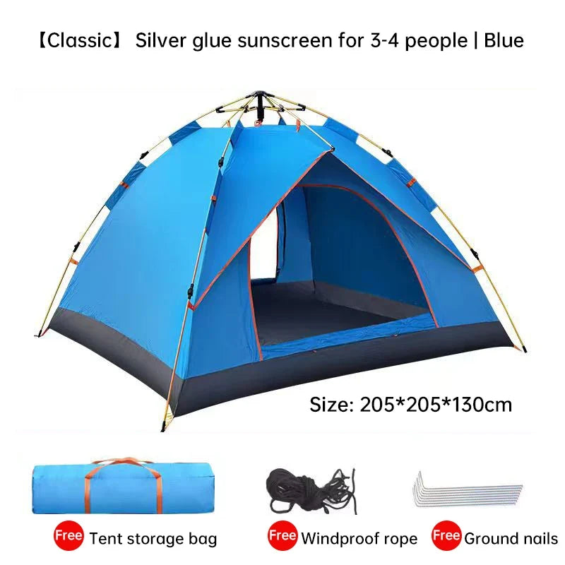 QuickSet Oasis: Auto Tent for 2-4, Rain & Sun Ready!