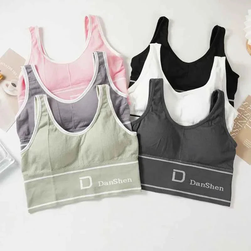 Women's Seamless Wireless Plus Size Sports Bra