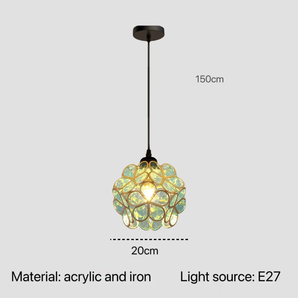 Acrylic Pendant Lamp Bedroom Decor
