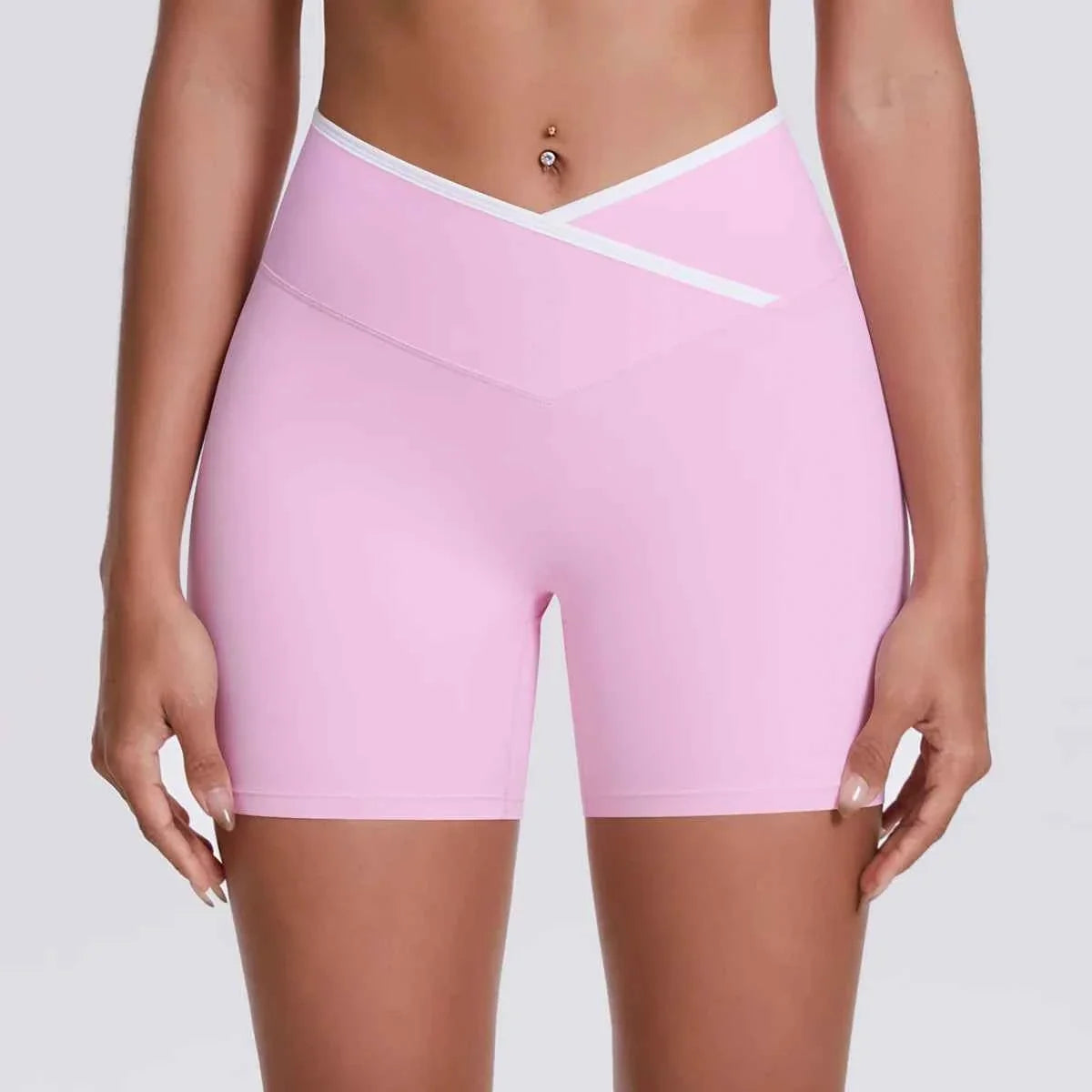 V-Shaped Waist Women's Yoga Fitness Shorts