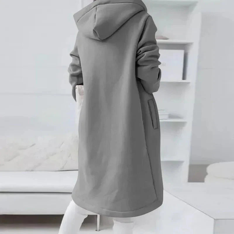 Oversized Zip-Up Streetwear Hoodie Women