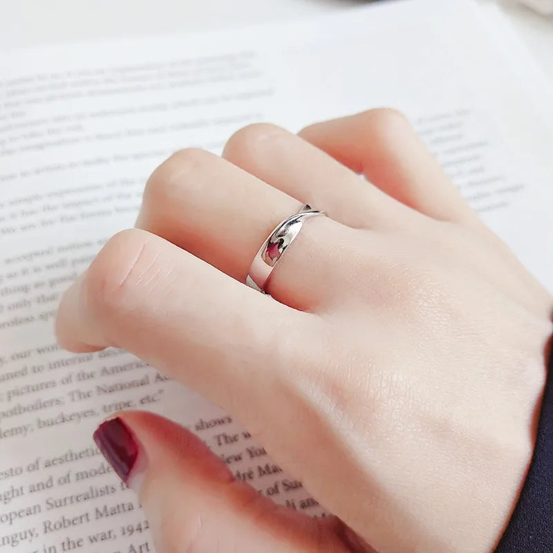 925 Silver Irregular Rings For Women Wedding Luxury Jewelry Accessories  and  Money 925 Jewellery