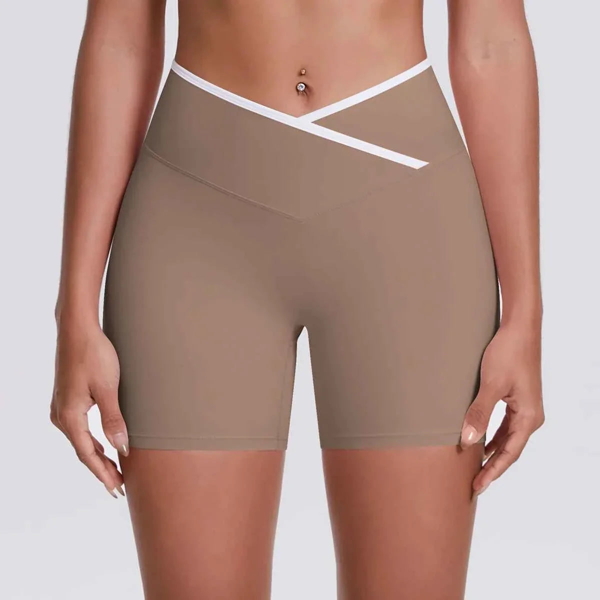 V-Shaped Waist Women's Yoga Fitness Shorts