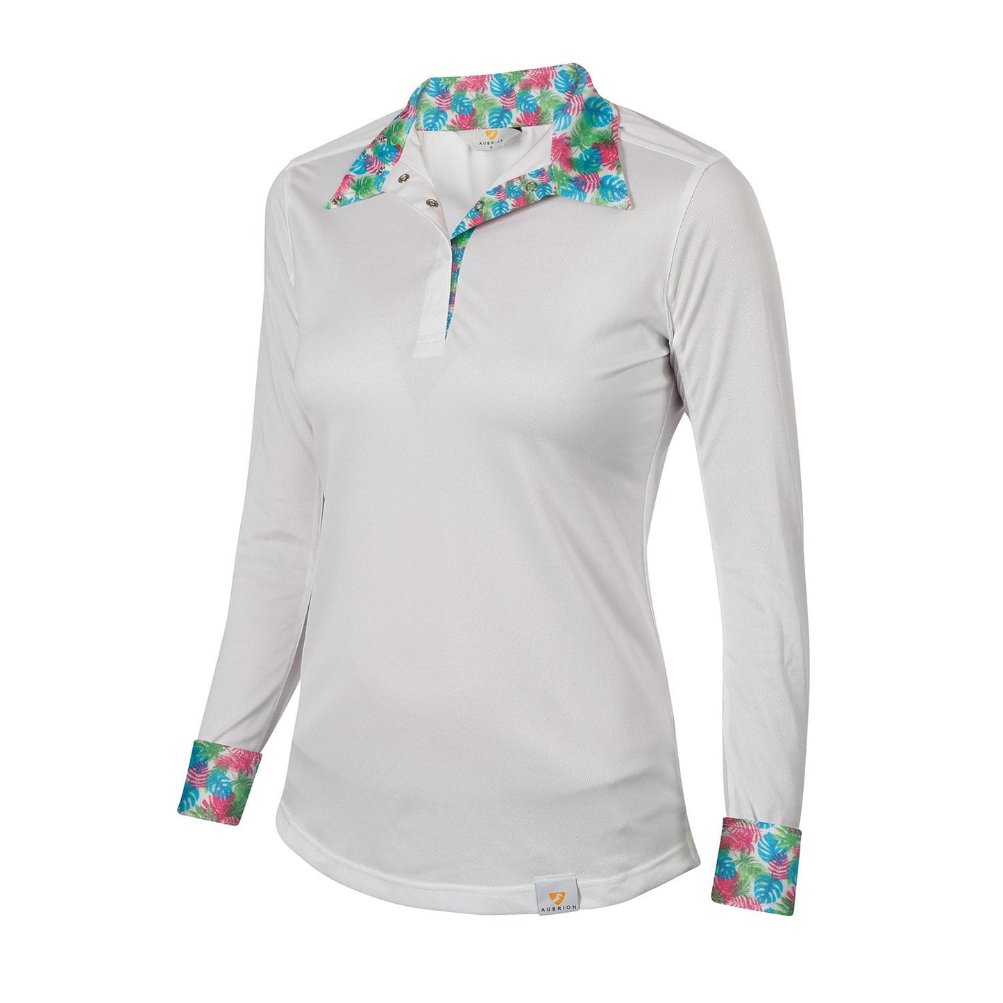 Aubrion Girl's Equestrian Style Long Sleeve Show Shirt