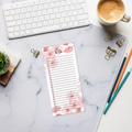 Cherry Blossoms Notepad - Sturdy Hard Cardboard Daily Planning - DipaliZ