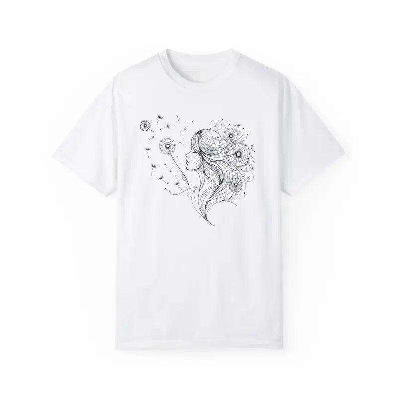Dreams Comfort Tee - Woman Dandelions Style Relaxation - DipaliZ