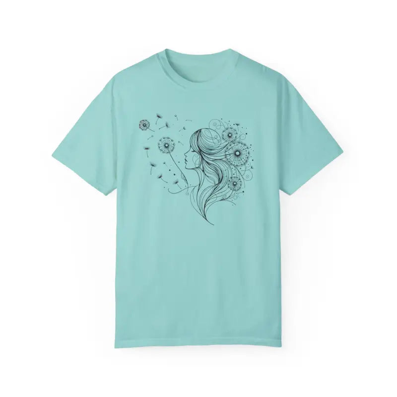 Dreams Comfort Tee - Woman Dandelions Style Relaxation - DipaliZ