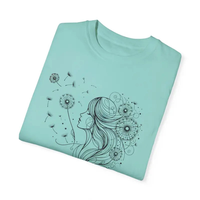 Dreams Comfort Tee - Woman Dandelions Style Relaxation - DipaliZ
