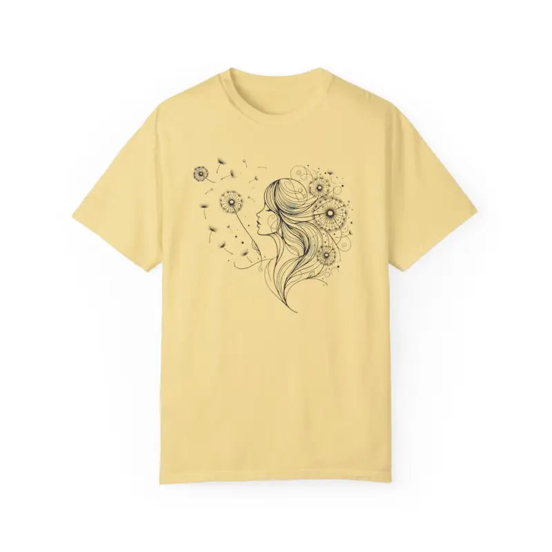 Dreams Comfort Tee - Woman Dandelions Style Relaxation - DipaliZ