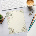 Garden Theme Ruled Notepads - Fresh Morning Inspiration - DipaliZ