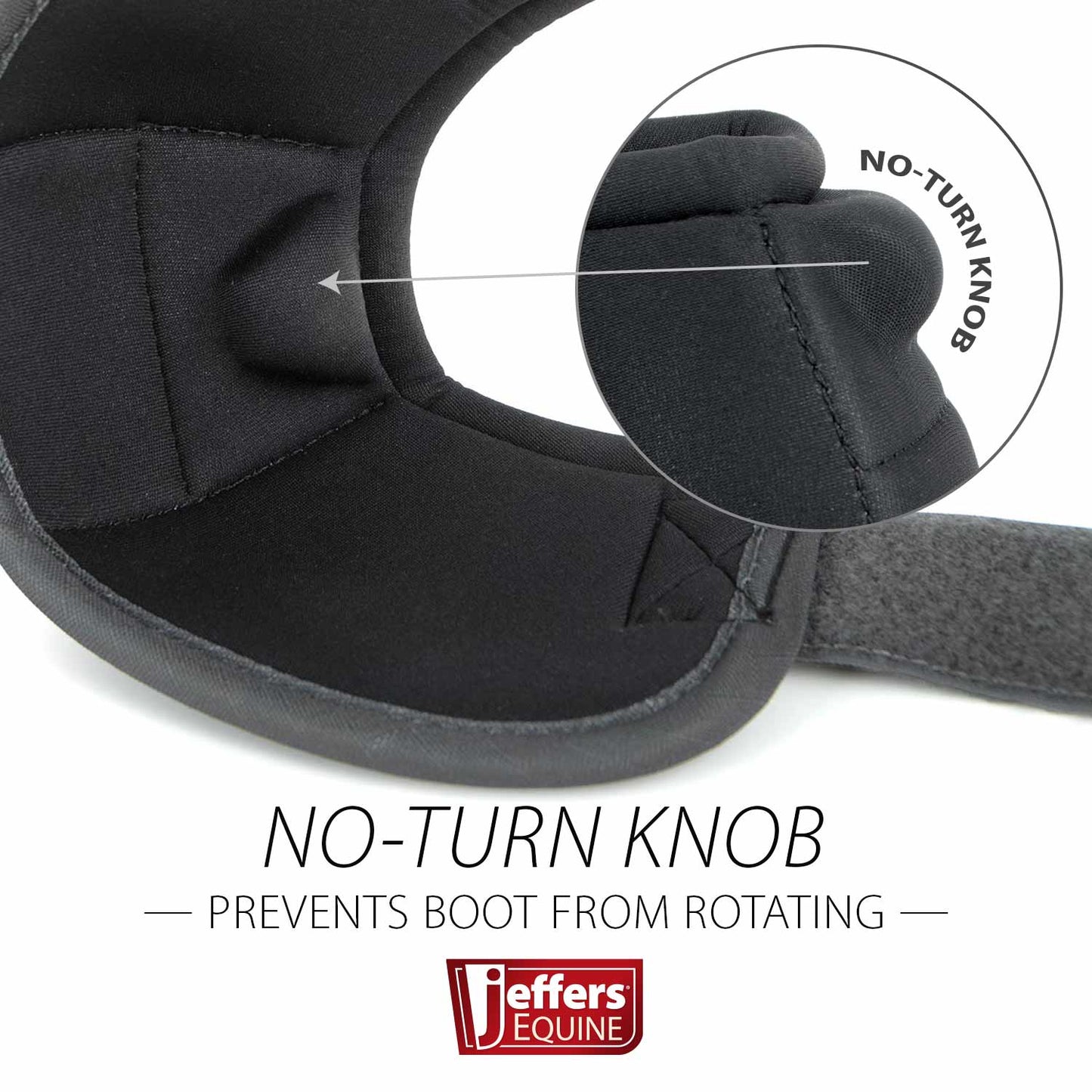 Jeffers No-Turn Bell Boots for Horses, Solid Colors, 2 Count