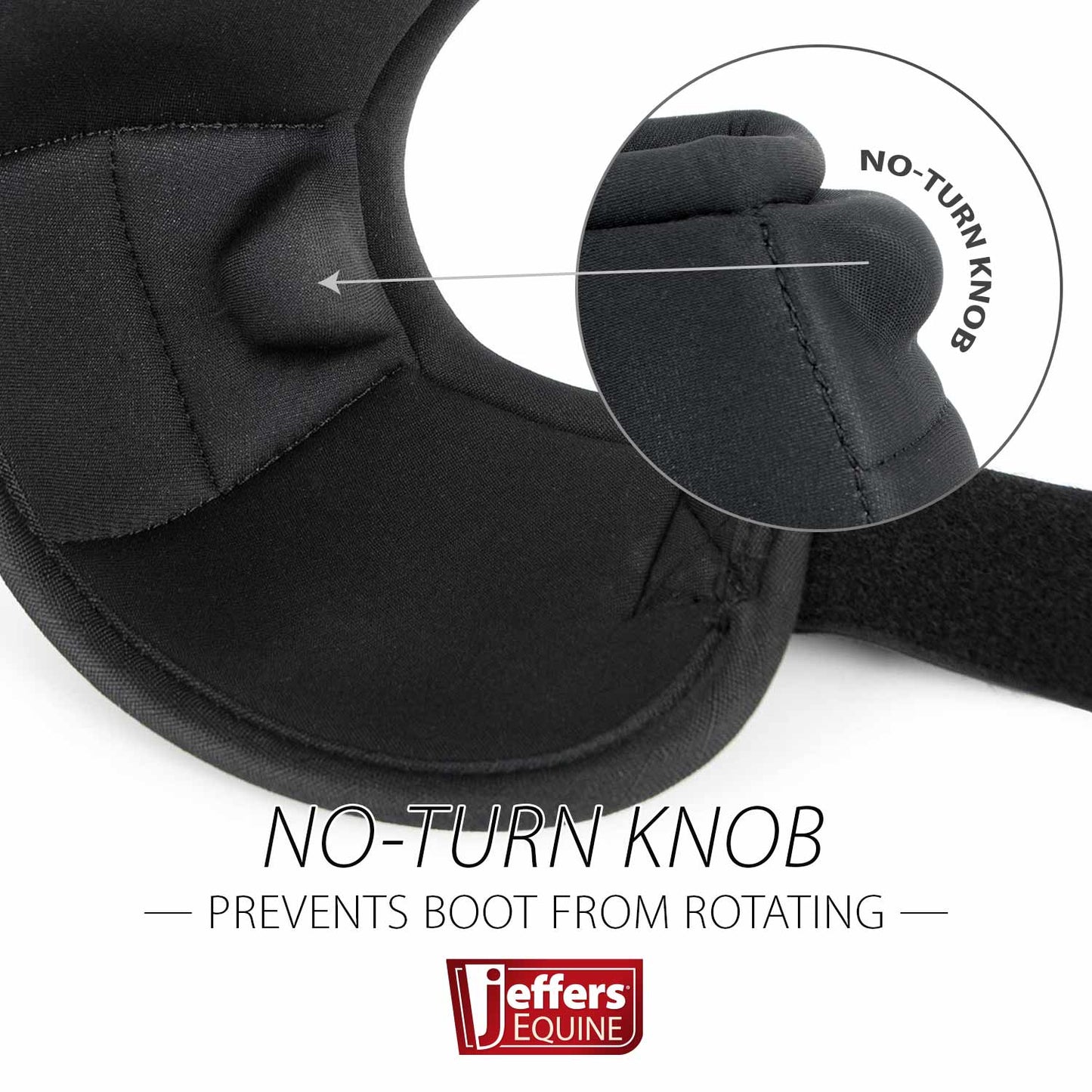 Jeffers No-Turn Bell Boots for Horses, Solid Colors, 2 Count
