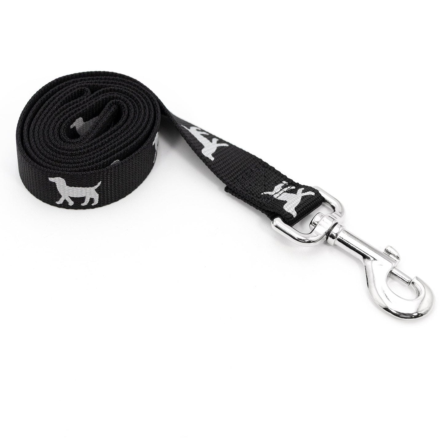 Jeffers Reflective Hound Series Nylon Dog Leash, 4 ft Long