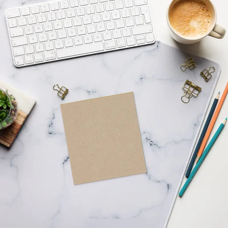 Elegant Leafy Notepad - Stylish Office Essential - DipaliZ